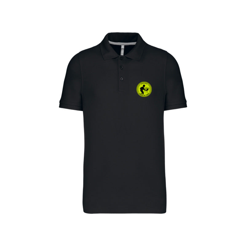 Polo manches courtes Douvres Tennis de Table pour homme noir