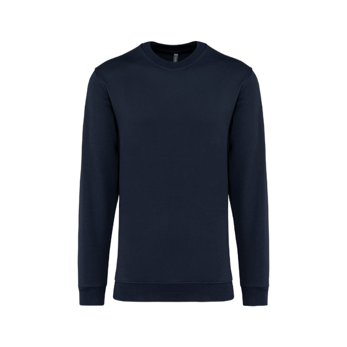 Sweater à col rond bleu marine