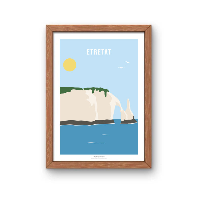 Affiche - Etretat