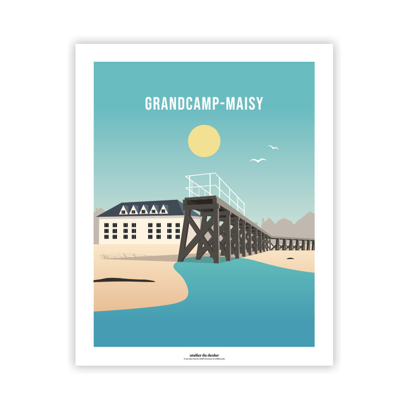 Affiche - Grandcamp-Maisy