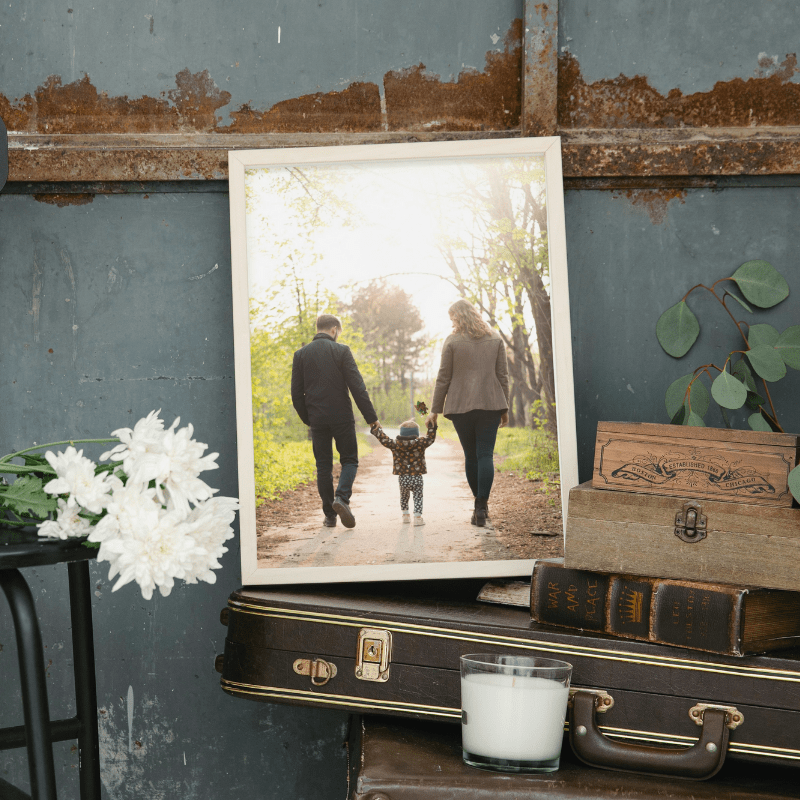 Photo de famille petit ou grand format imprimée en Normandie, expédition rapide