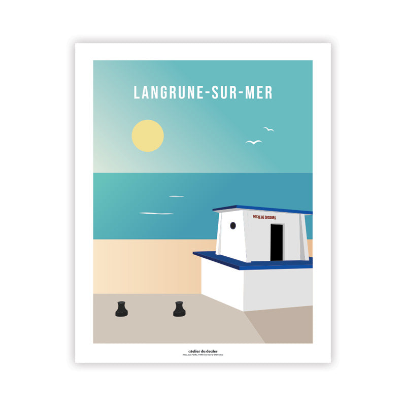 Affiche - Langrune-sur-Mer