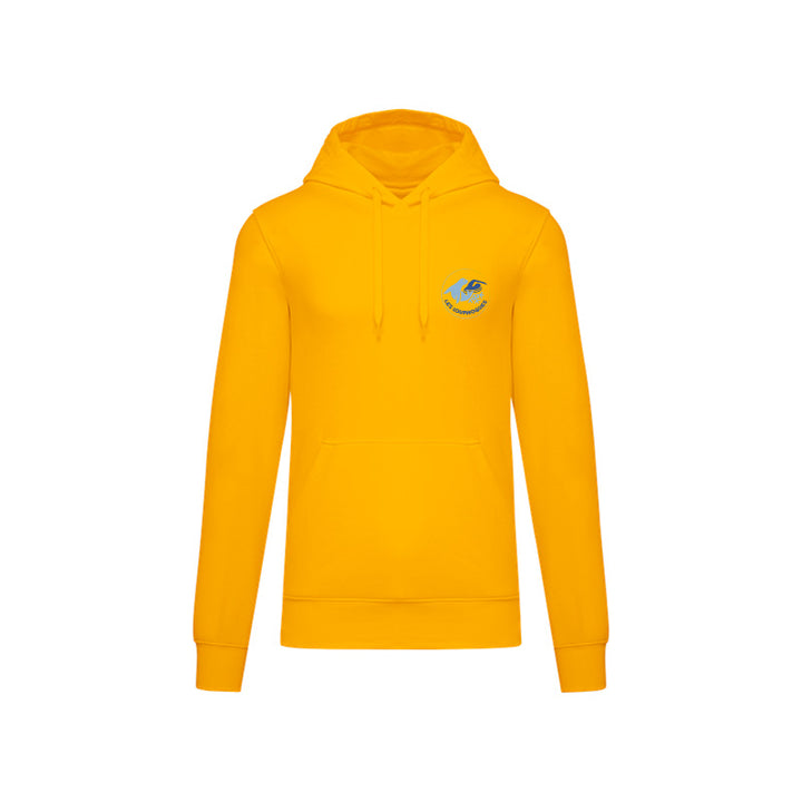 Sweat-shirt à capuche Les Louphoques pour homme orange