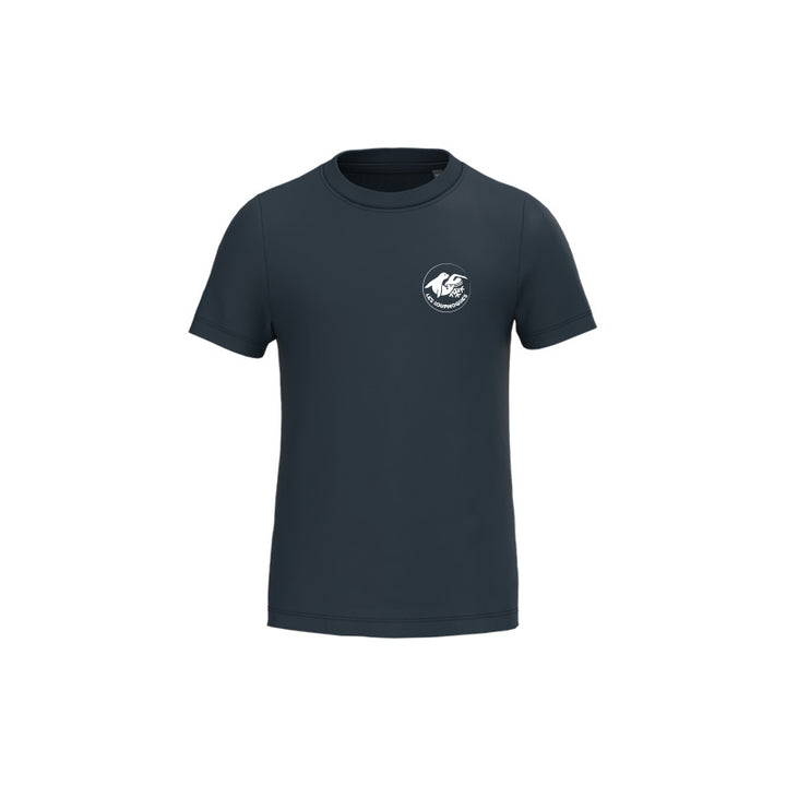 T-shirt à manches courtes Les Louphoques pour enfant bleu marine