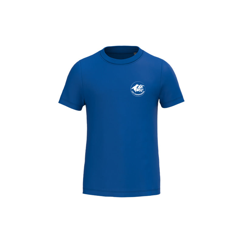 T-shirt à manches courtes Les Louphoques pour enfant bleu roi