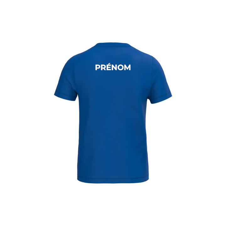 Dos du t-shirt à manches courtes Les Louphoques pour enfant avec prénom