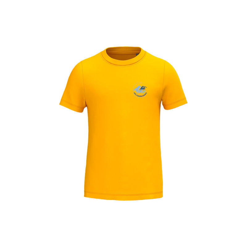 T-shirt à manches courtes Les Louphoques pour enfant jaune