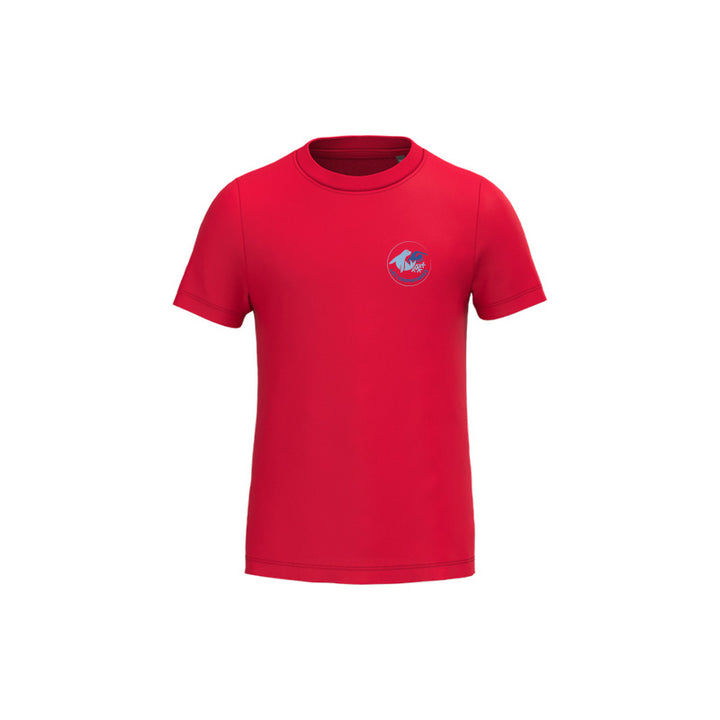 T-shirt à manches courtes Les Louphoques pour enfant rouge