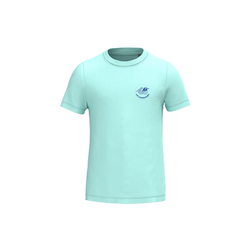 T-shirt à manches courtes Les Louphoques pour enfant vert menthe