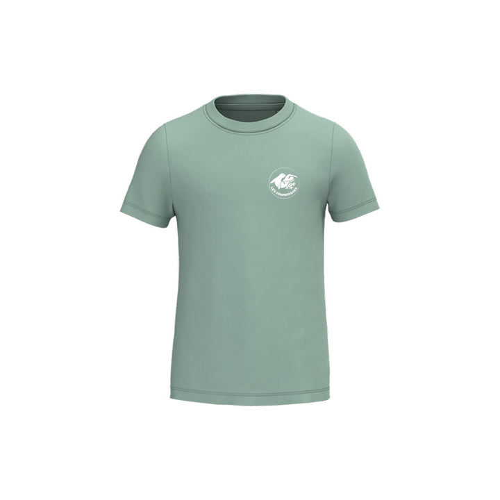 T-shirt à manches courtes Les Louphoques pour enfant vert sauge