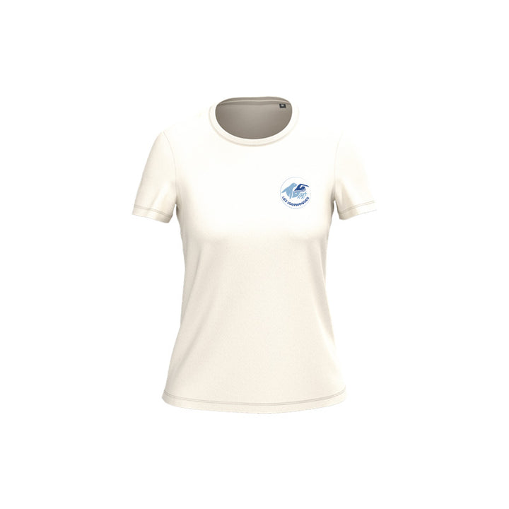 T-shirt à manches courtes Les Louphoques pour femme beige