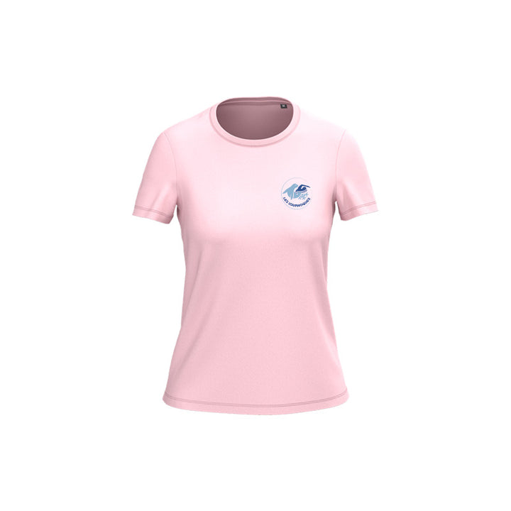 T-shirt à manches courtes Les Louphoques pour femme rose