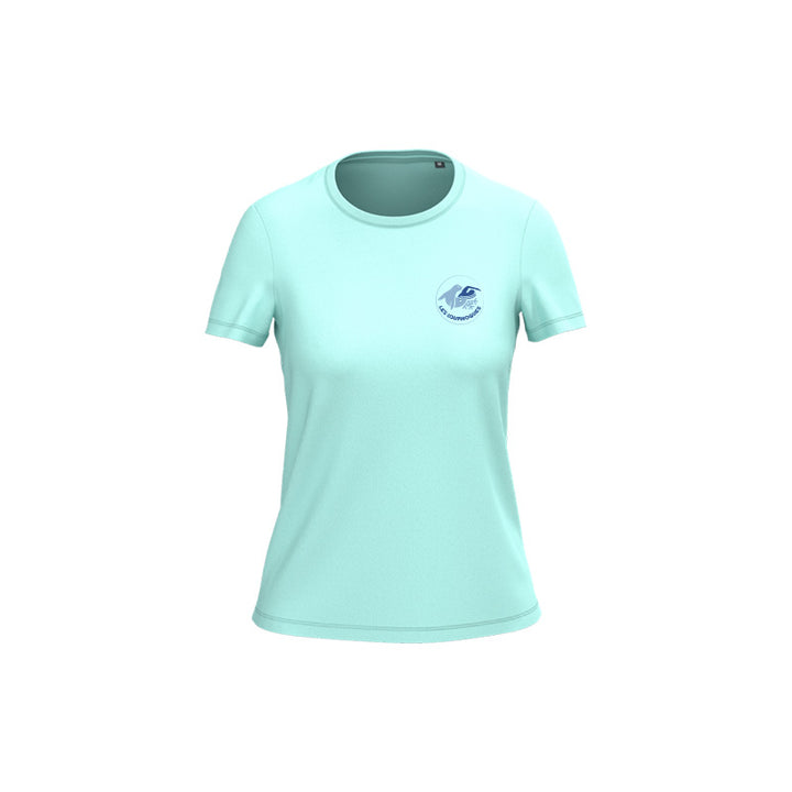T-shirt à manches courtes Les Louphoques pour femme vert menthe