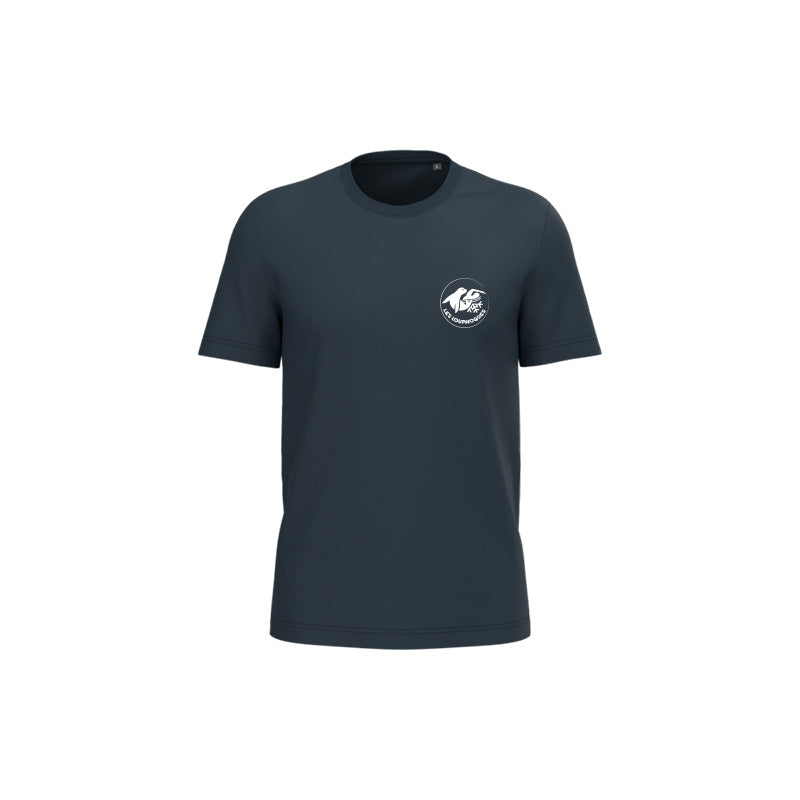 T-shirt à manches courtes Les Louphoques pour homme bleu marine