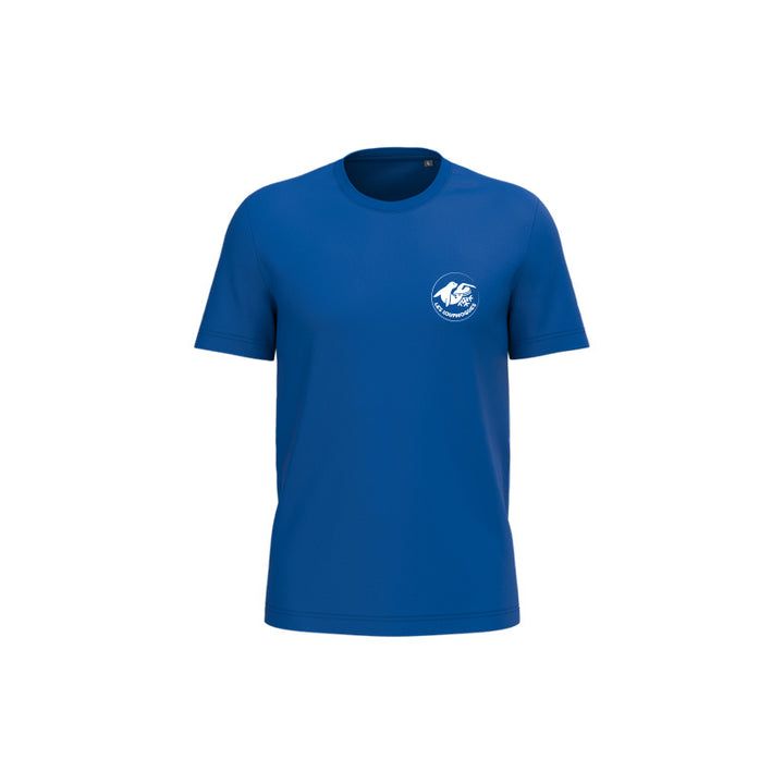 T-shirt à manches courtes Les Louphoques pour homme bleu roi