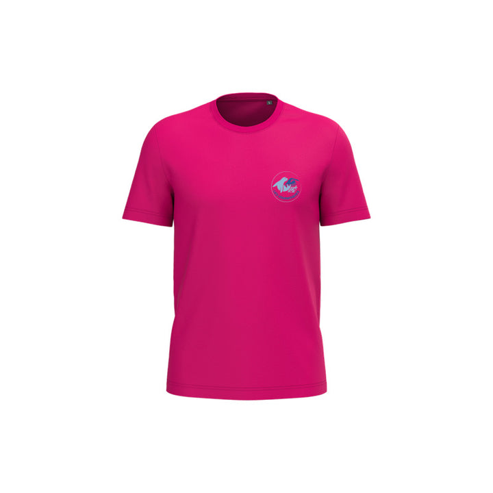 T-shirt à manches courtes Les Louphoques pour homme fuchsia