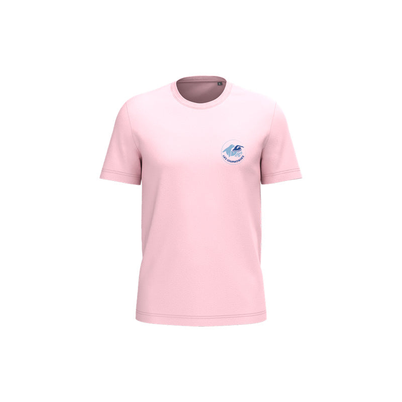 T-shirt à manches courtes Les Louphoques pour homme rose
