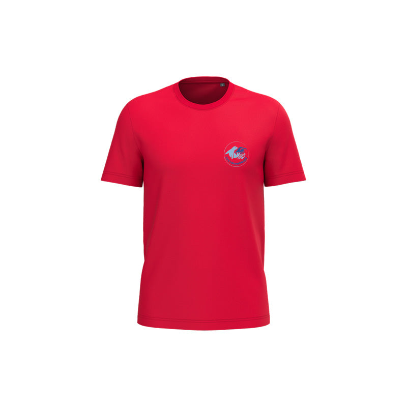 T-shirt à manches courtes Les Louphoques pour homme rouge
