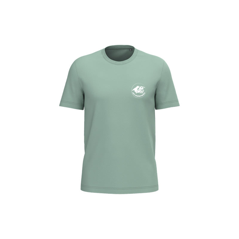 T-shirt à manches courtes Les Louphoques pour homme vert sauge