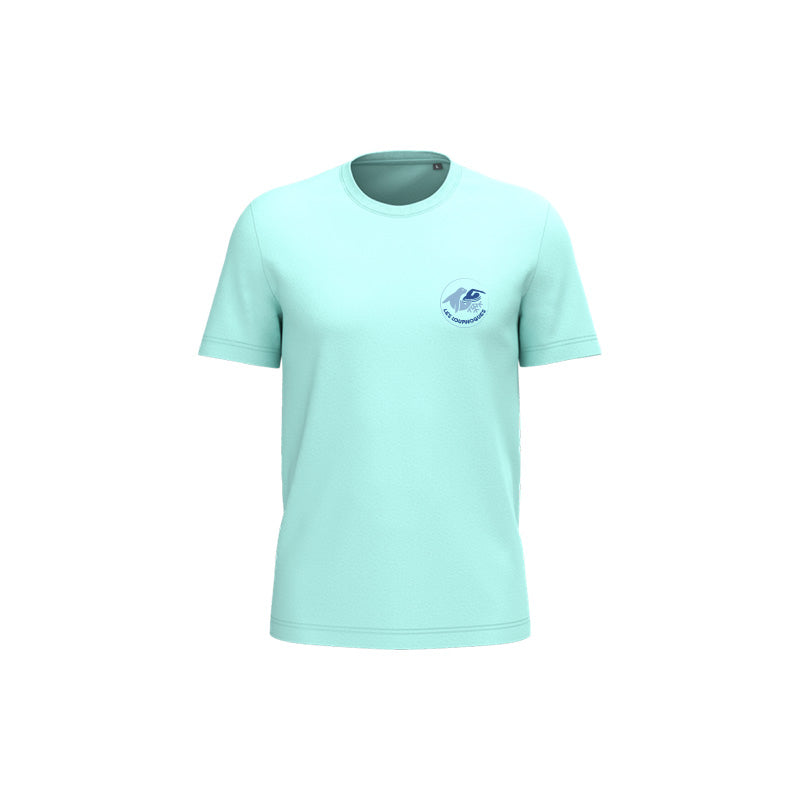 T-shirt à manches courtes Les Louphoques pour homme vert menthe