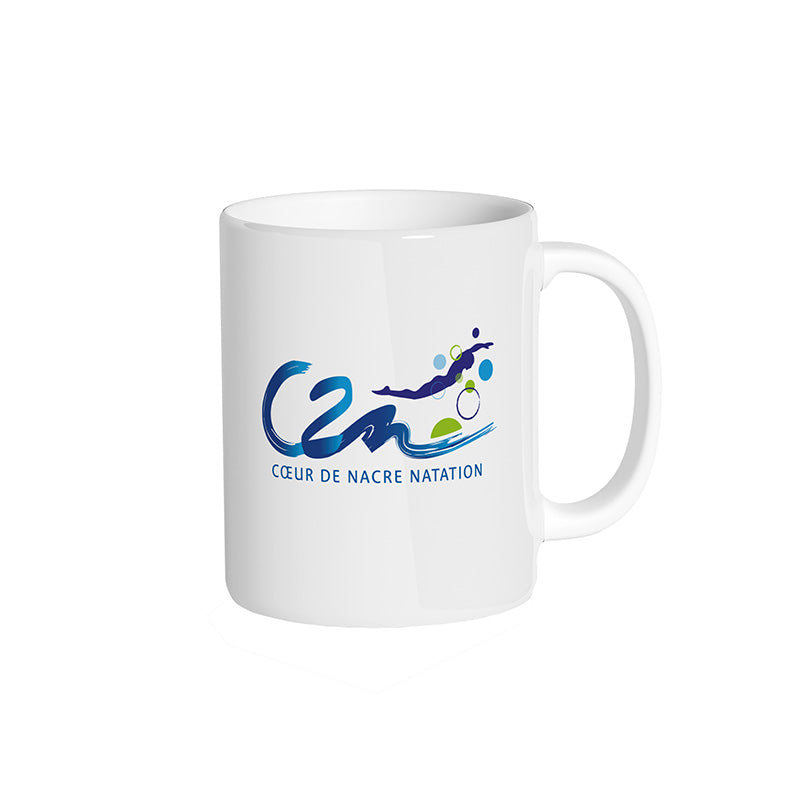 Mug Coeur de Nacre Natation