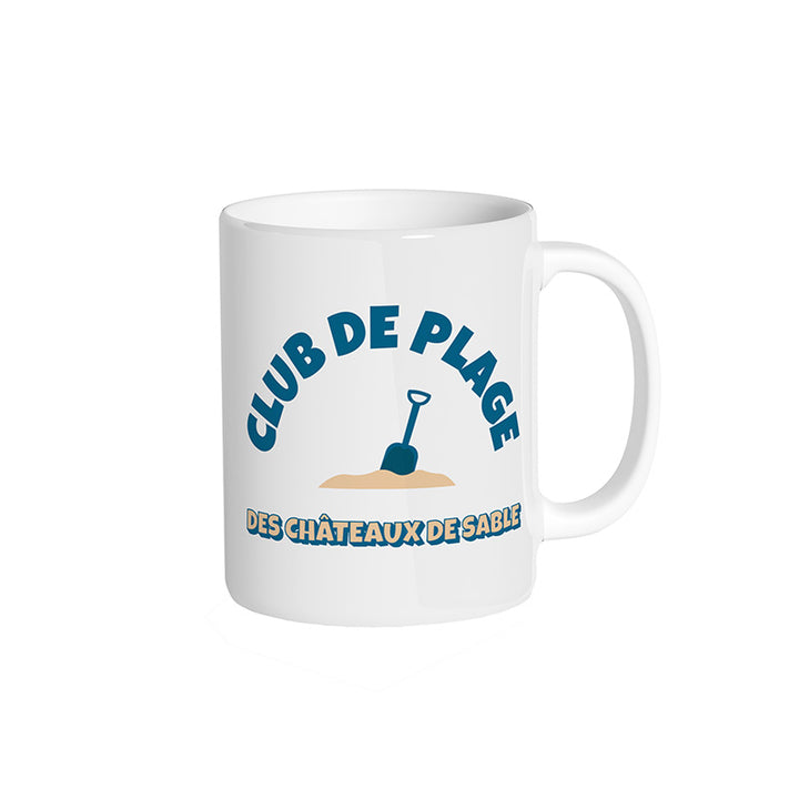 Mug "Club de plage des châteaux de sable"