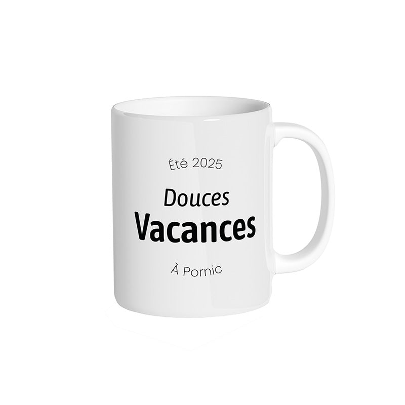 Mug "Douces vacances"