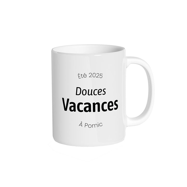 Mug "Douces vacances"
