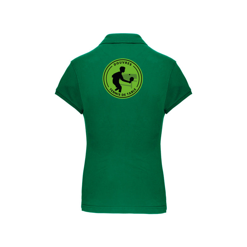 Polo manches courtes Douvres Tennis de Table pour femme