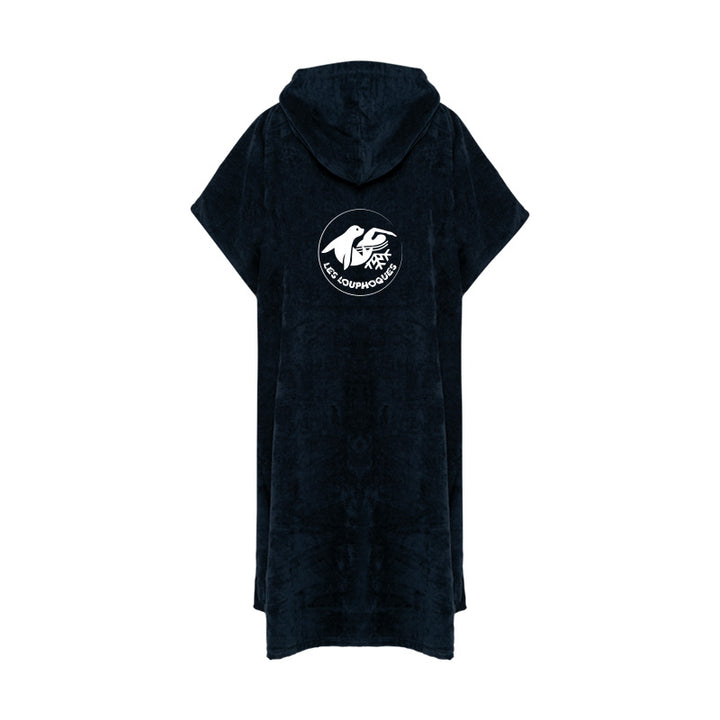 Poncho Les Louphoques pour homme avec logo dos