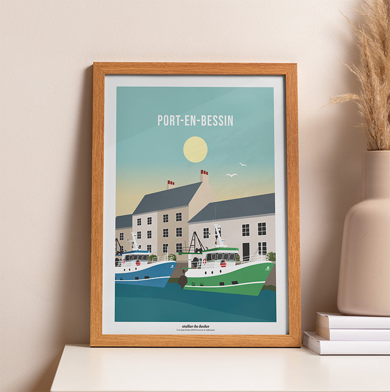 Affiche - Port-en-Bessin