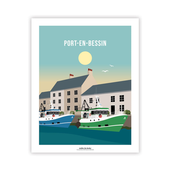 Affiche - Port-en-Bessin