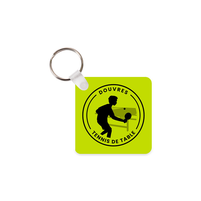 Porte-clés en bois Douvres Tennis de Table