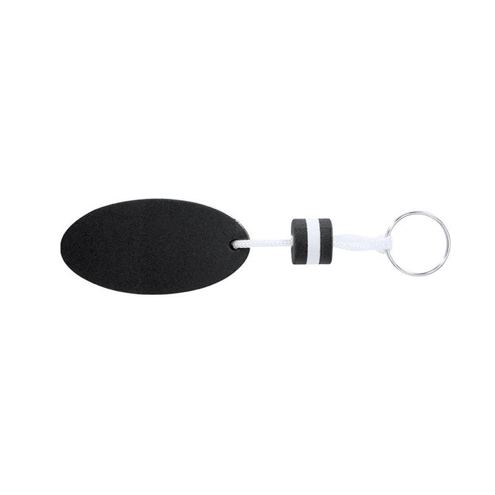 Porte-clés flotteur noir personnalisable