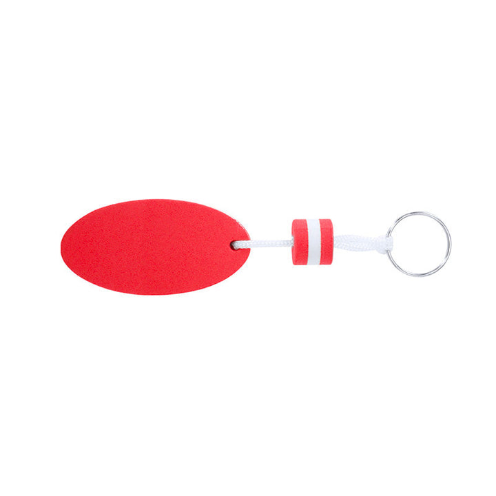Porte-clés flotteur rouge personnalisable