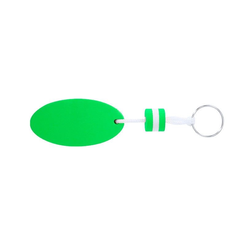 Porte-clés flotteur vert personnalisable