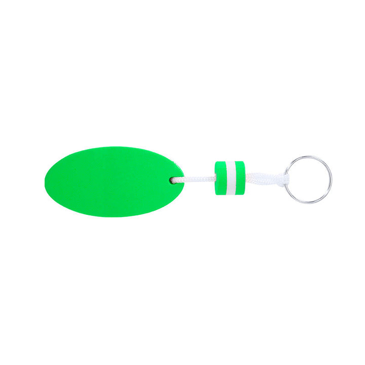 Porte-clés flotteur vert personnalisable