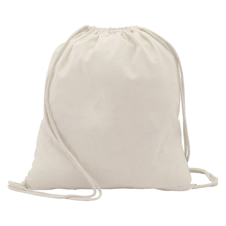 Sac à dos à cordes en 100% coton personnalisable