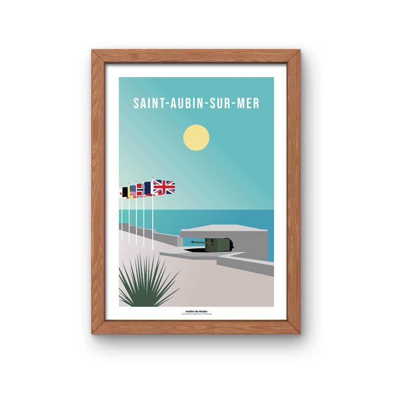 Affiche - Saint-Aubin-sur-Mer