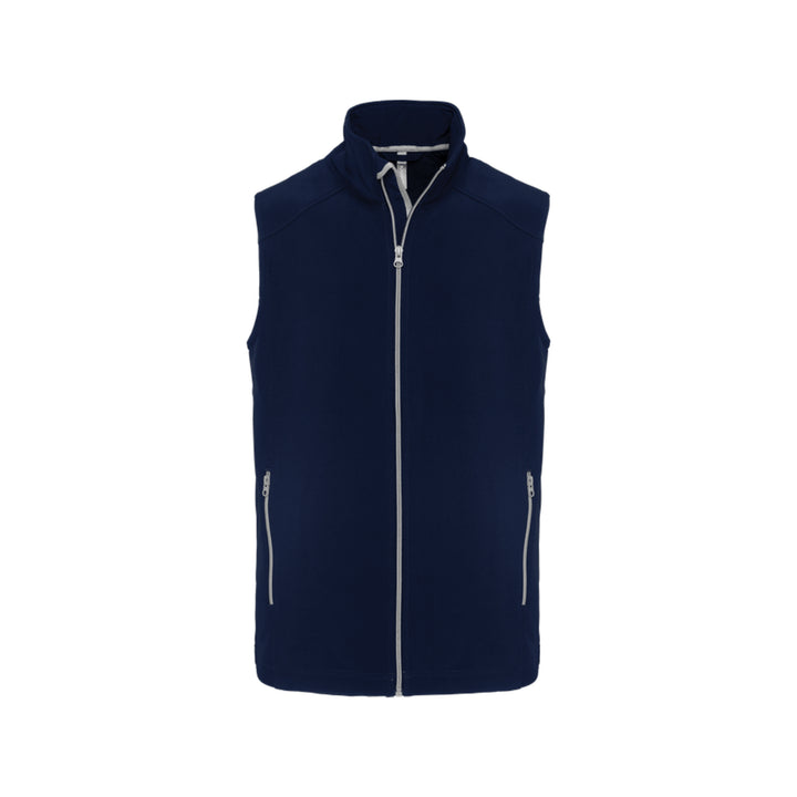 Softshell à manches courtes bleu marine personnalisé pour homme