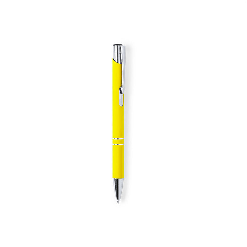 stylo à bille jaune