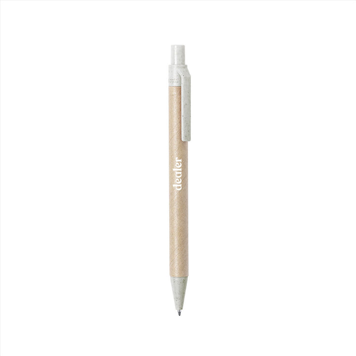 stylo carton naturel personnalisé