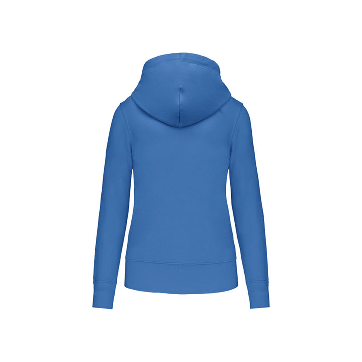 Dos du sweat-shirt à capuche pour femme