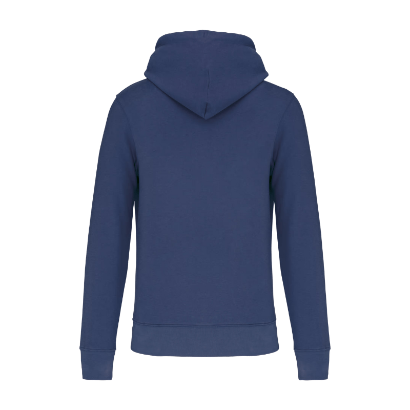 Sweat à personnaliser au dos. Sweat unisexe de couleur bleu