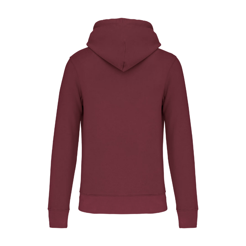 Sweat rouge bordeaux coton personnalisé