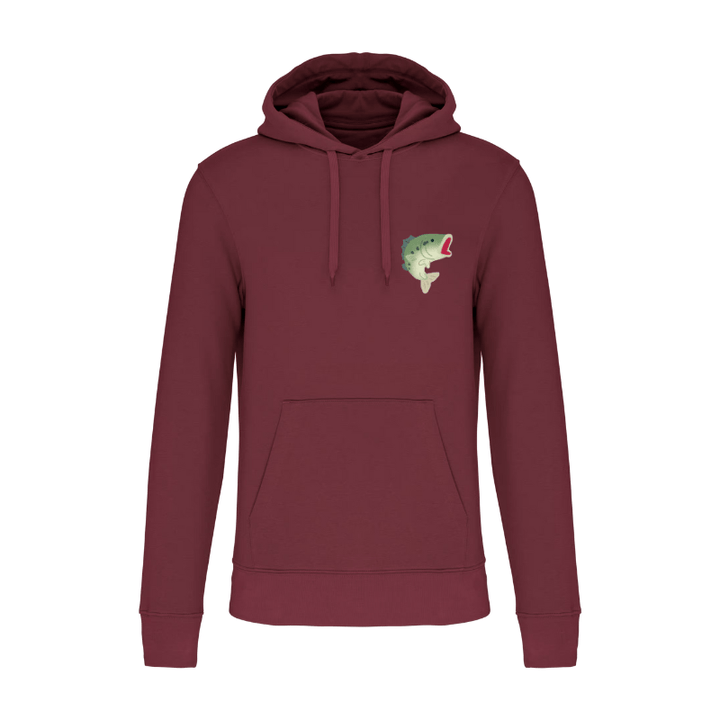 Sweat bordeaux personnalisation en Normandie dans notre Atelier du Dealer