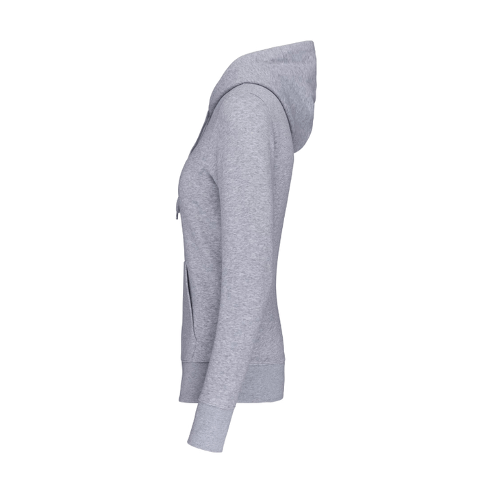 sweat gris impression manche