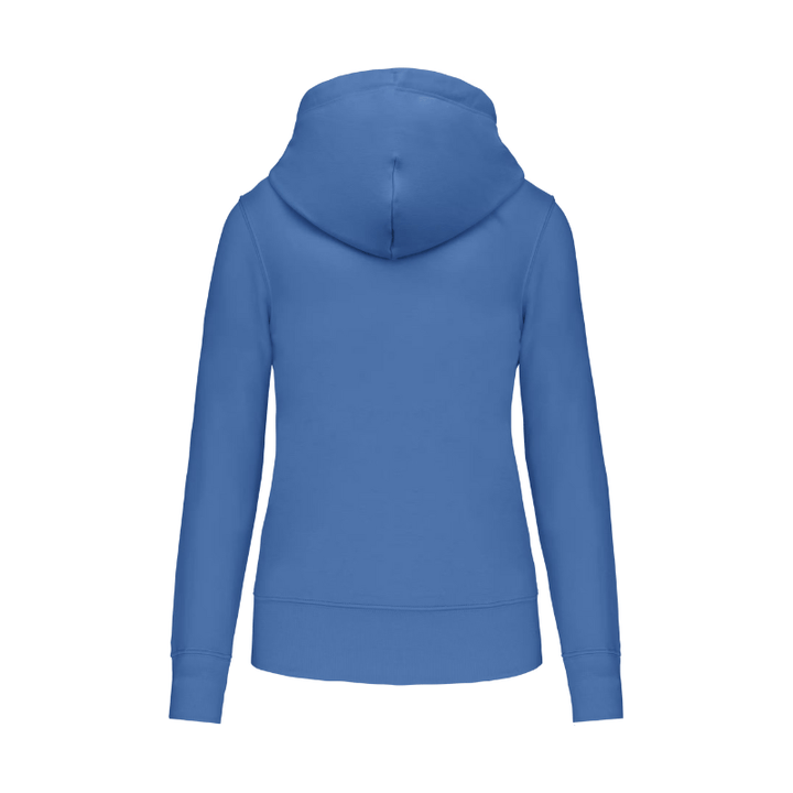 sweat bleu imprimable dans le dos coupe femme