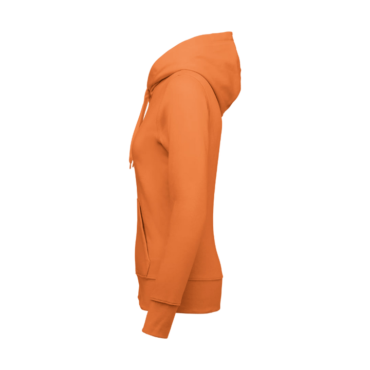 Sweat personnalisable sur la manche couleur orange