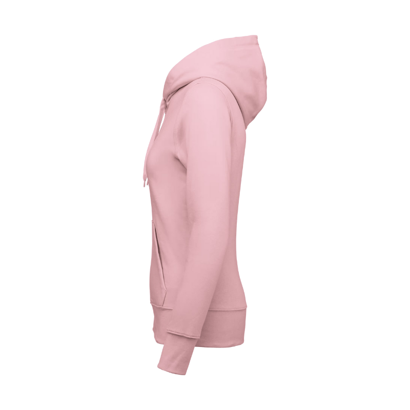 sweat à capuche et poche kangourou rose à personnaliser 